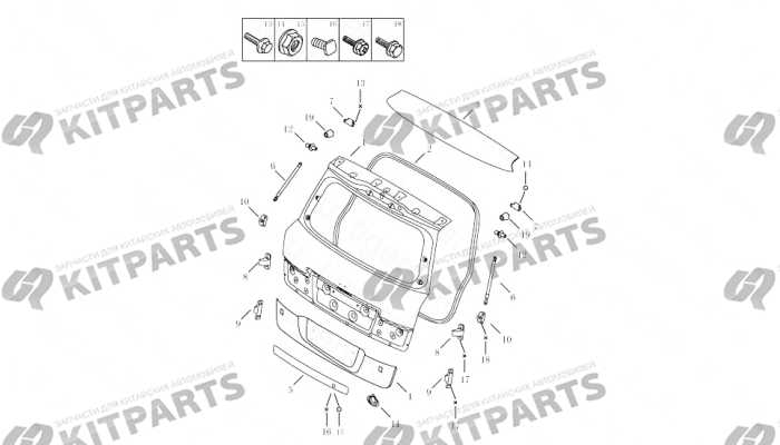 BACK DOOR Geely Emgrand X7