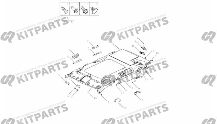 Обшивка потолка с люком [RUSSIA, 4G18T(W SUNR] Geely Atlas