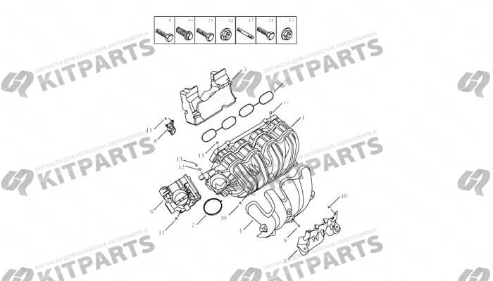 INTAKE MANIFOLD Geely Emgrand X7