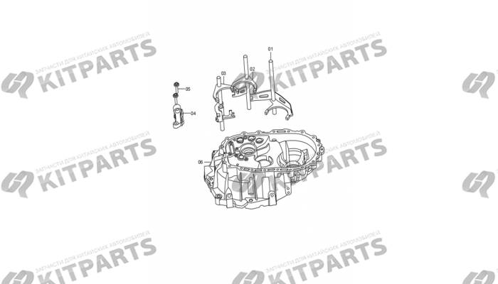 Вилки переключения передач FAW T77