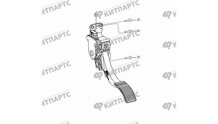 Педаль газа FAW Oley