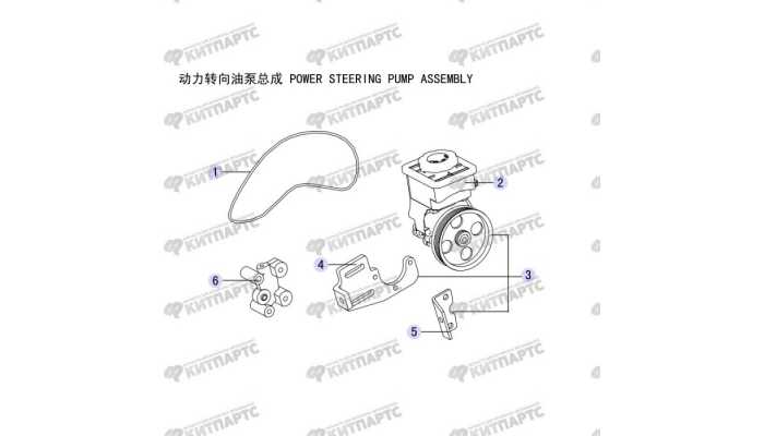 Насос ГУР (турбодизель 2,8 TC) Great Wall Hover