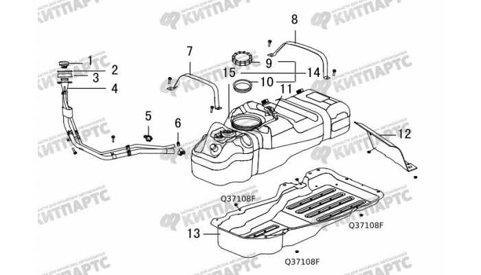 Бак топливный Great Wall Hover H3