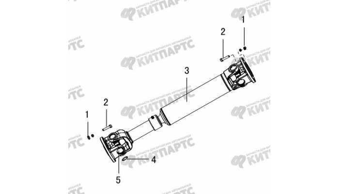 Вал карданный передний Great Wall Hover H5