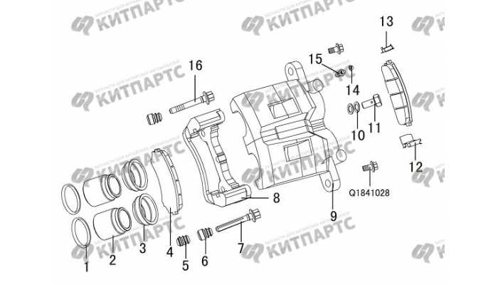 Суппорт передний Great Wall DW Hower H5