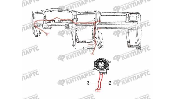 Жгут проводов подушек безопасности Great Wall Hover H5