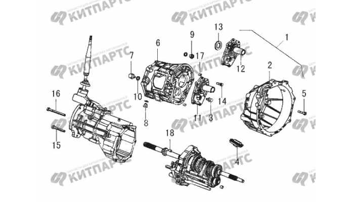 Картер КПП передний Great Wall Wingle 3
