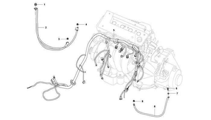 Жгут проводов двигателя Lifan